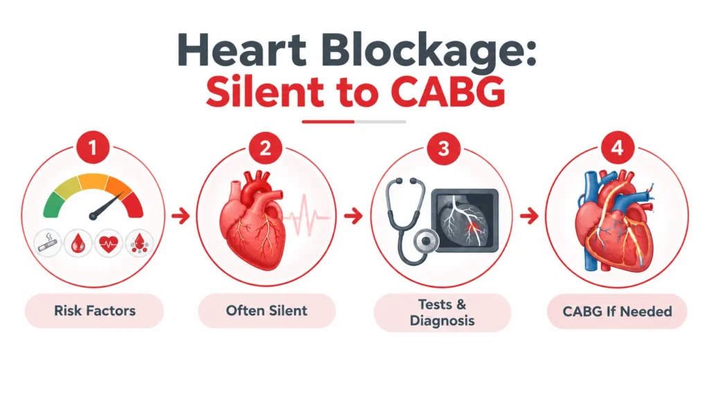 heart blockage to cabg