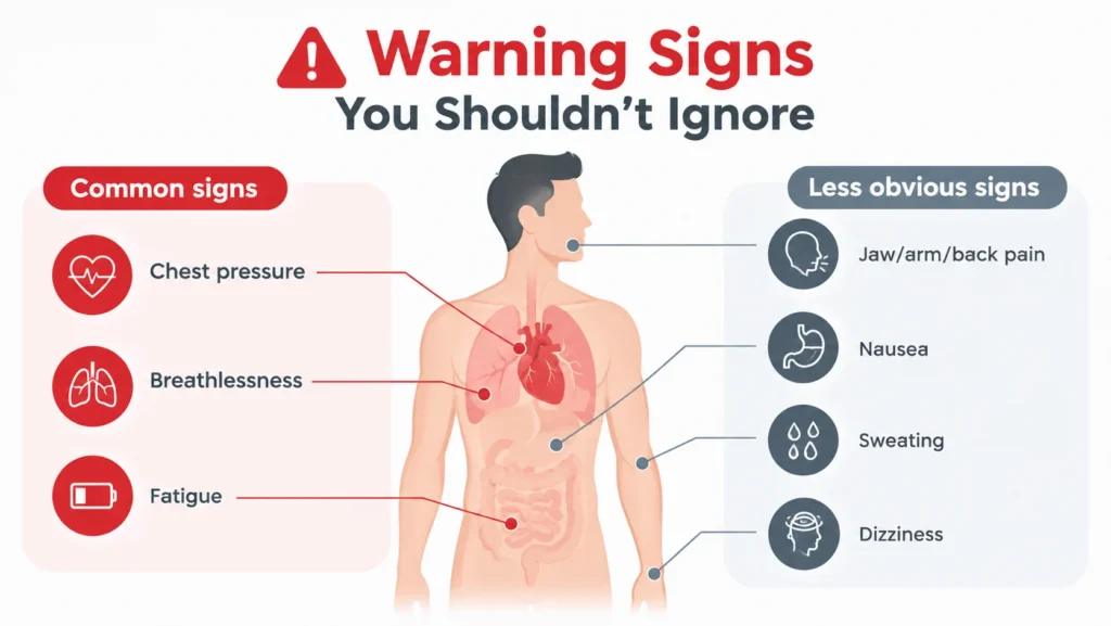 warning signs you should not ignore wrt heart failure